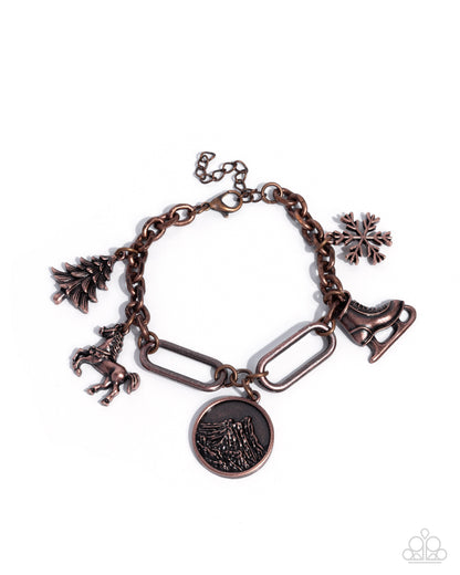 Mountain Moment - copper - Paparazzi bracelet