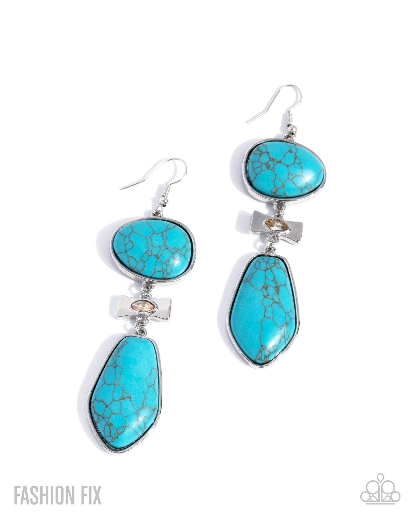 Moved Muse - blue - Paparazzi earrings