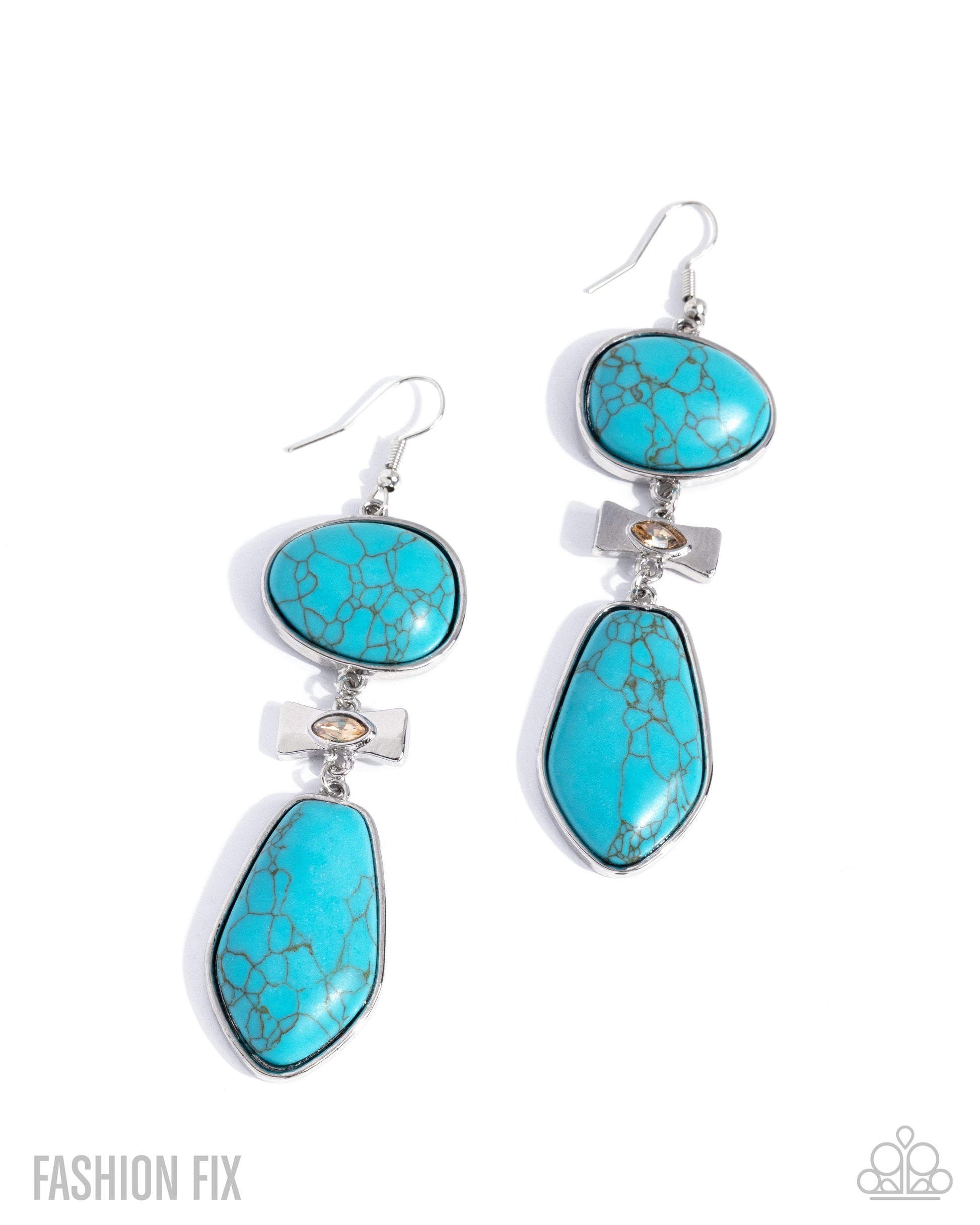 Moved Muse - blue - Paparazzi earrings