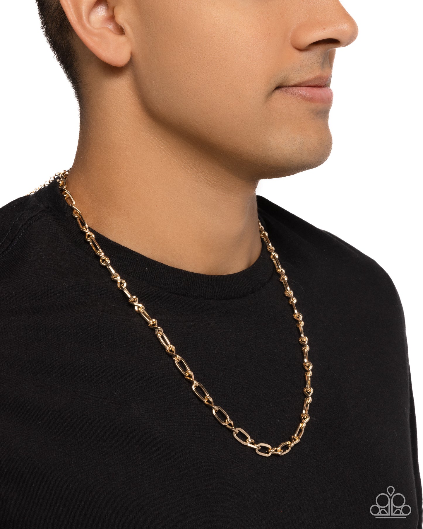Mr. Steal Your Girl - gold - Paparazzi MENS necklace
