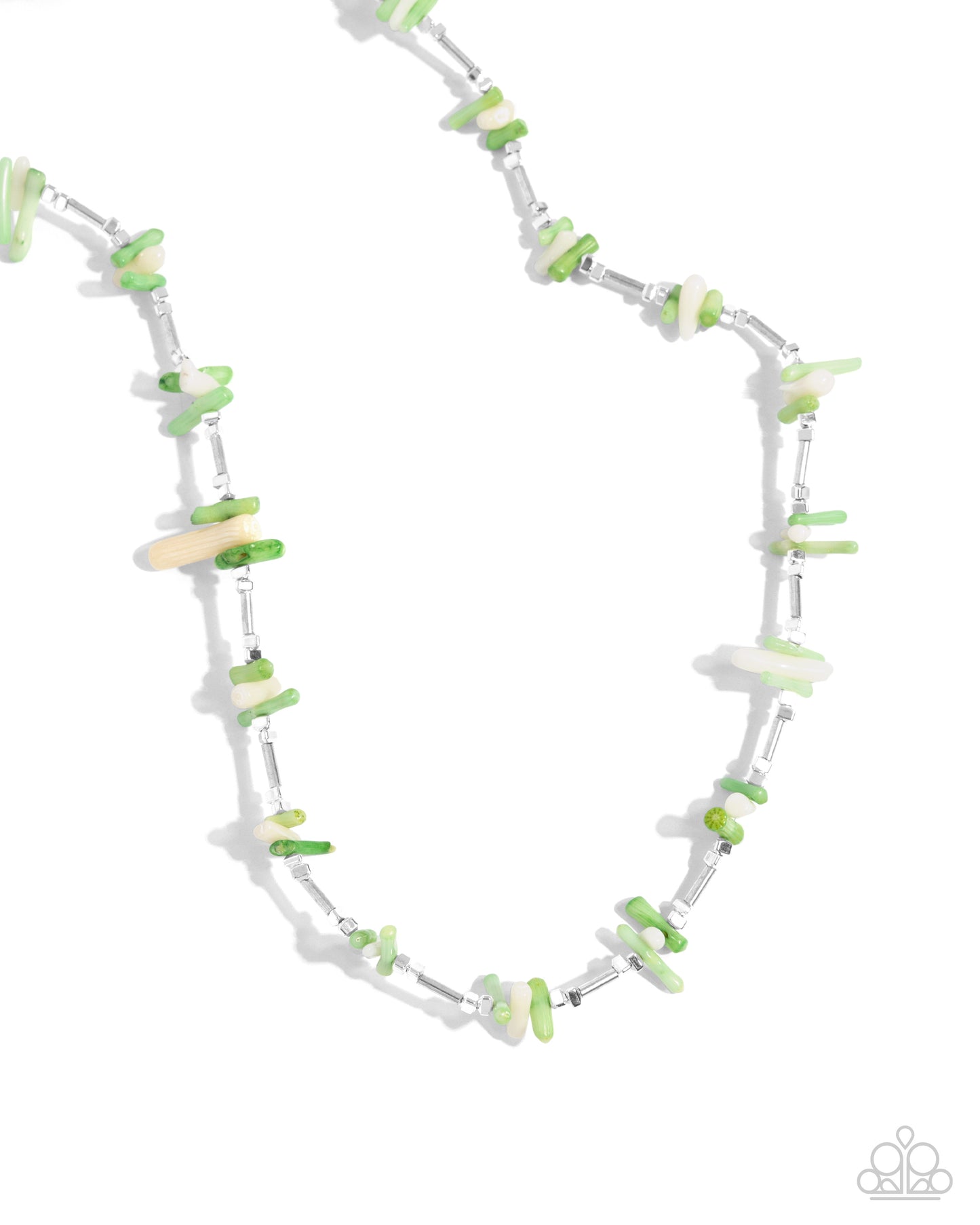 Multicolored Marathon - green - Paparazzi necklace