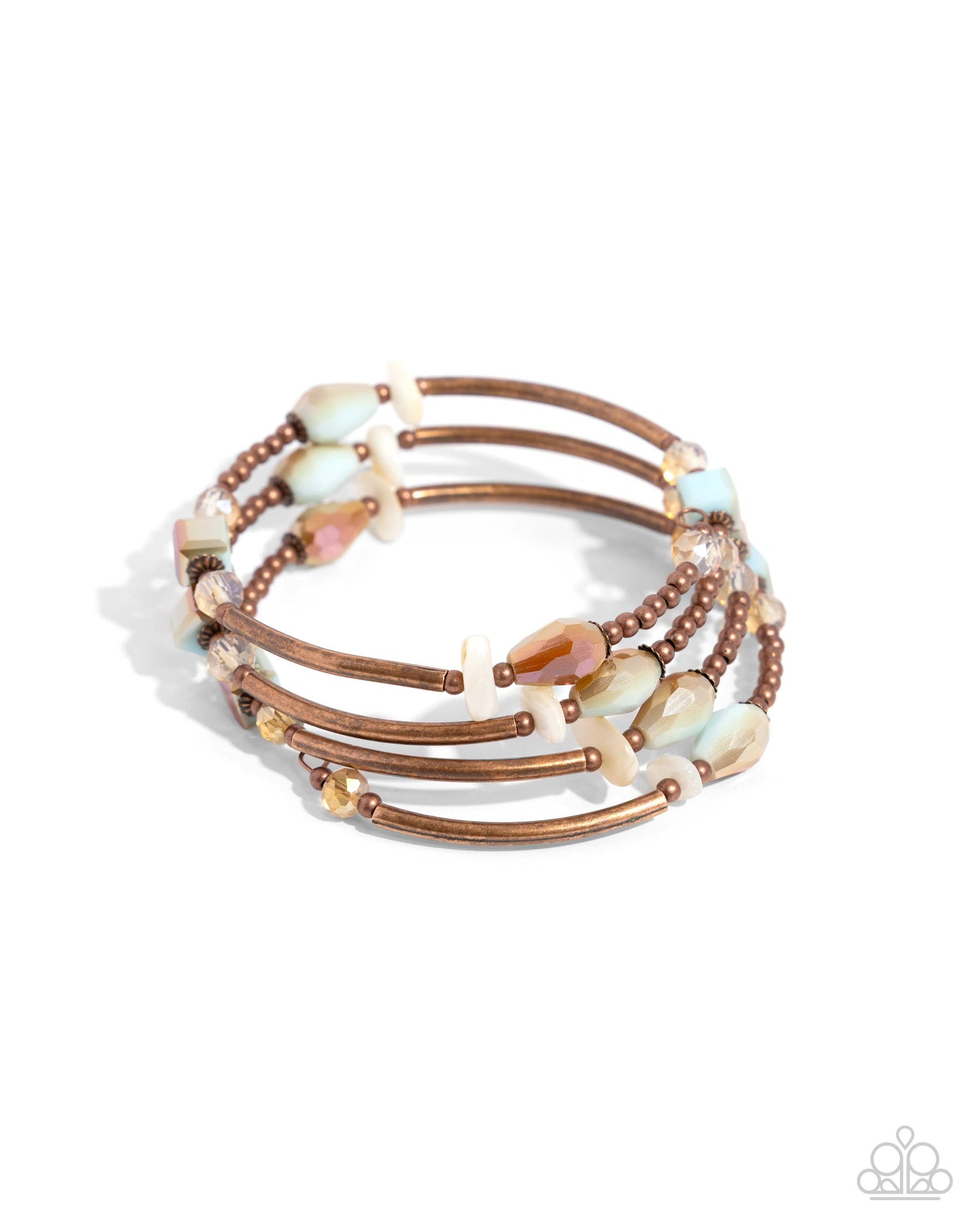 Multiple Choice - copper - Paparazzi bracelet