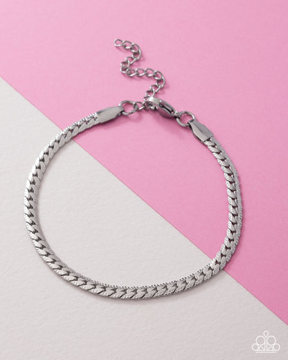Musings Memory - silver - Paparazzi braccelet