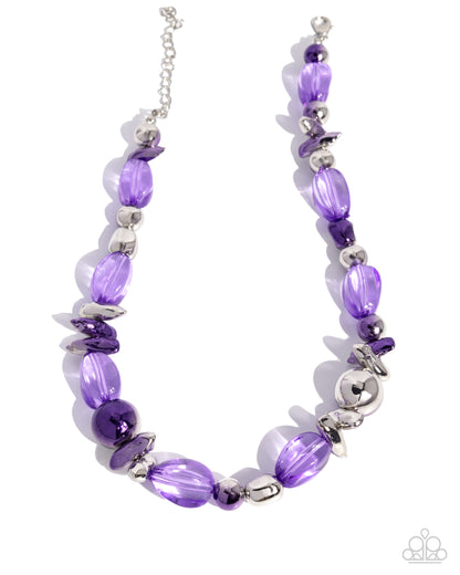 Mutual Mirage - purple - Paparazzi necklace