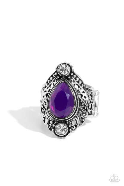 Mystical Mania - purple - Paparazzi ring
