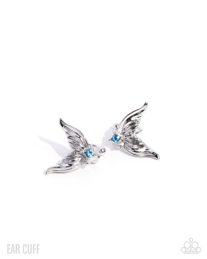 Mystical Mermaid - blue - Paparazzi ear cuff