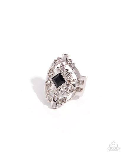 Mystical Musings - black - Paparazzi ring