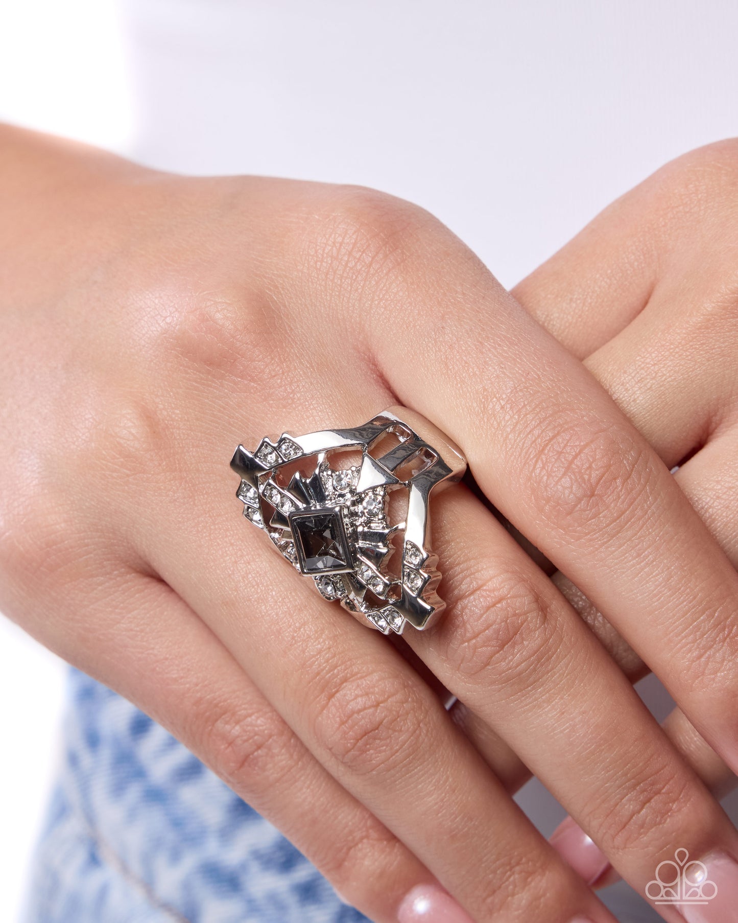 Mystical Musings - silver - Paparazzi ring
