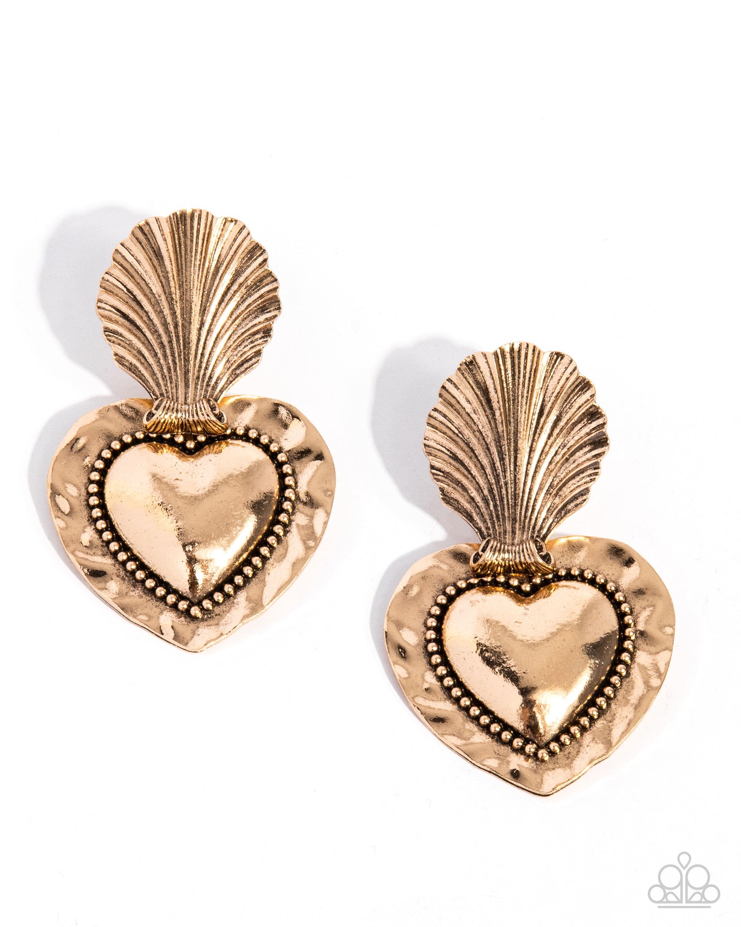 Mythical Moment - gold - Paparazzi earrings