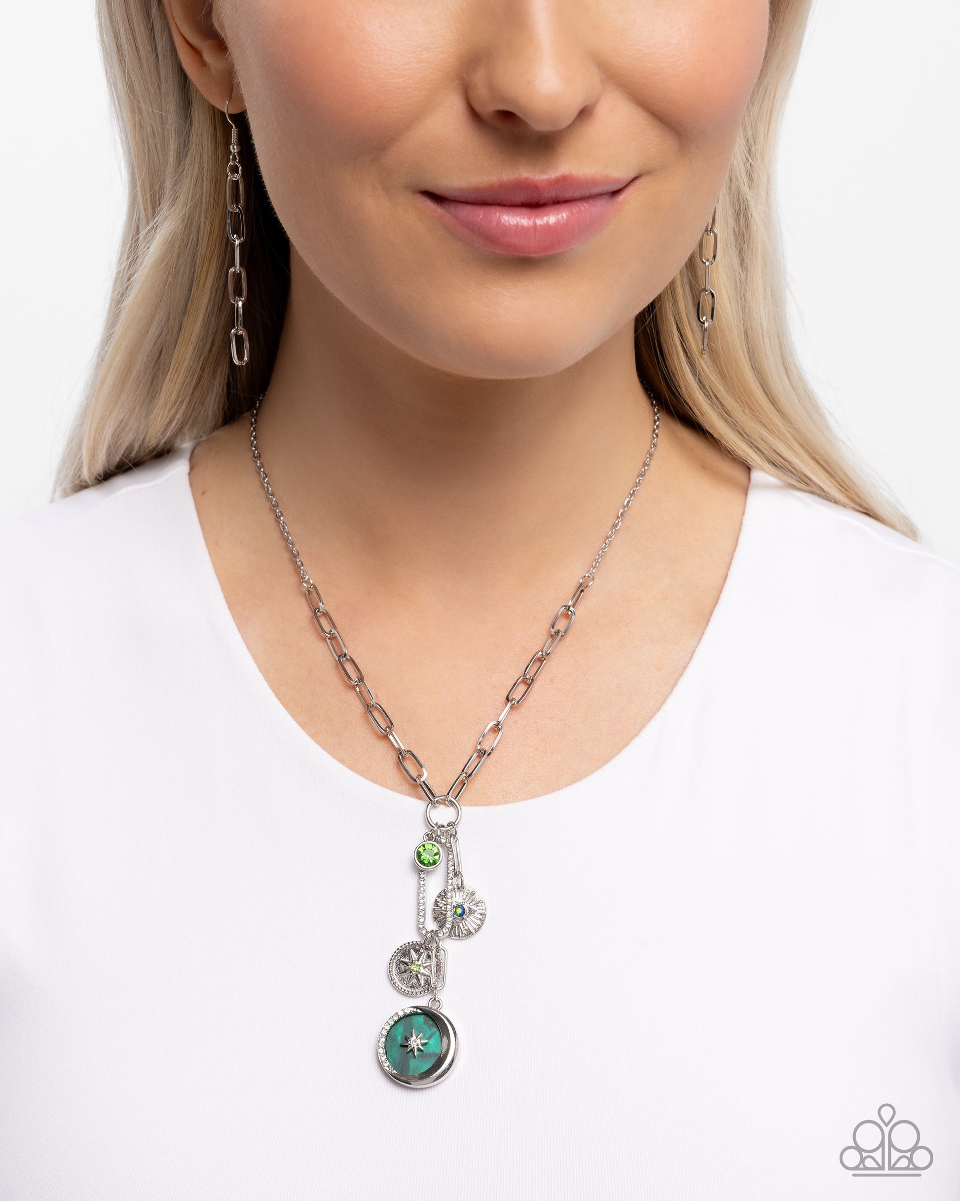 National Treasure - green - Paparazzi necklace