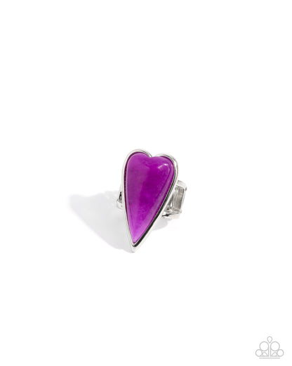 Natural Law - purple - Paparazzi ring