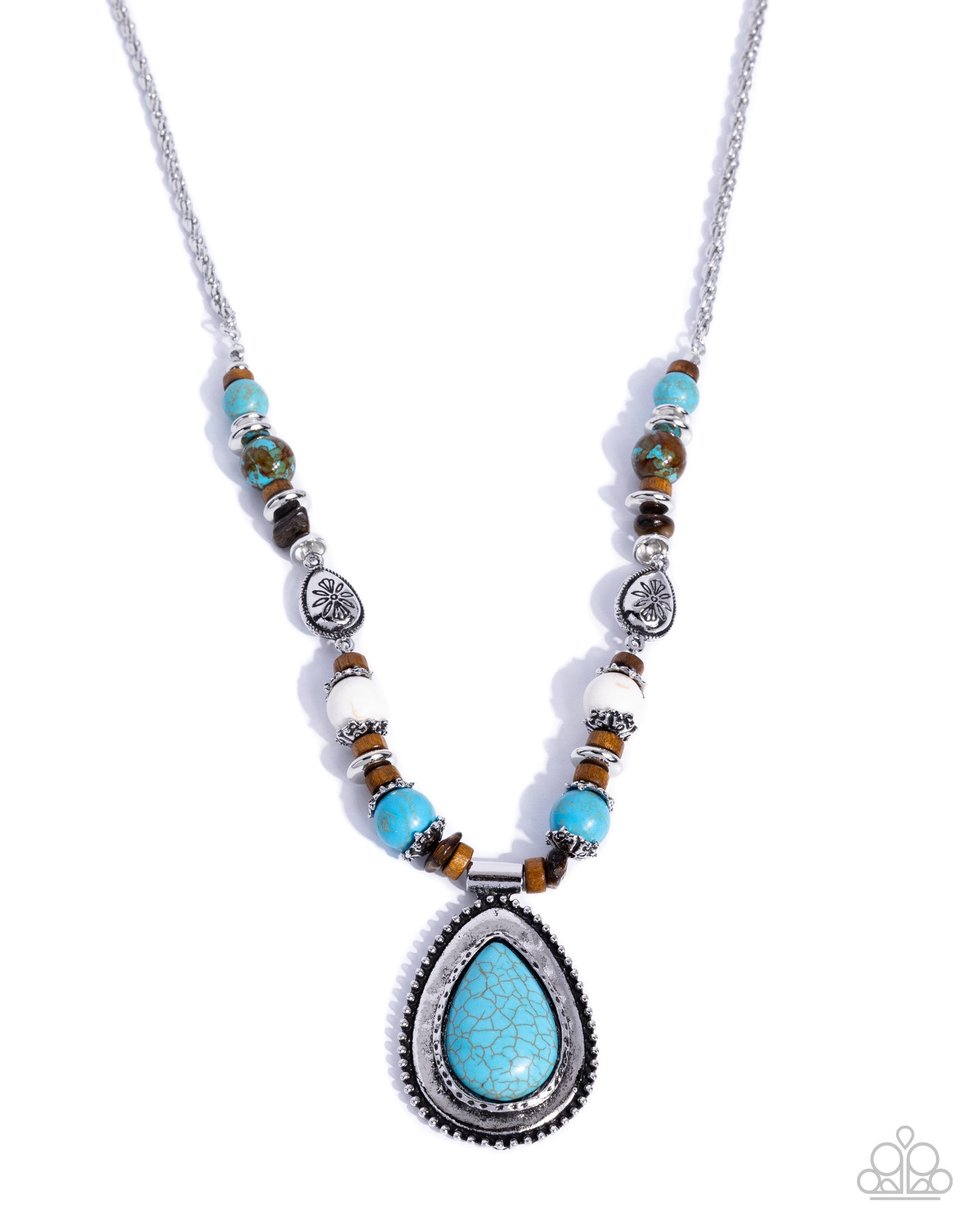 Natural Noise - blue - Paparazzi necklace