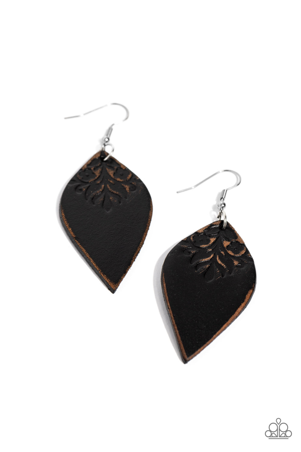 Naturally Nostalgic - black - Paparazzi earrings