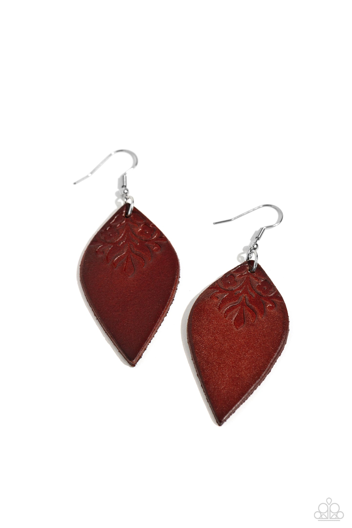 Naturally Nostalgic - brown - Paparazzi earrings