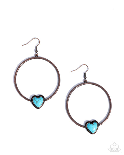 Naturally Nurturing - copper - Paparazzi earrings