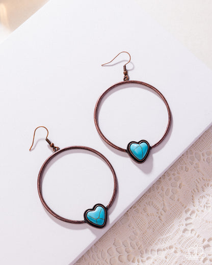 Naturally Nurturing - copper - Paparazzi earrings