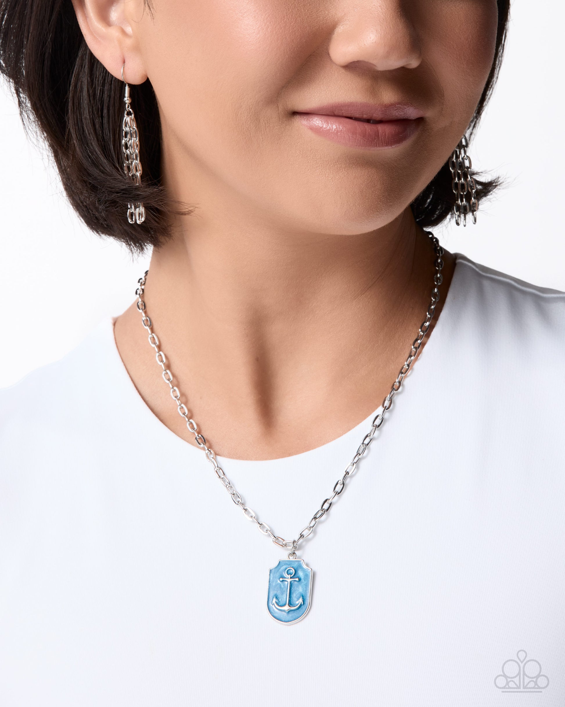 Nautical Nobility - blue - Paparazzi necklace