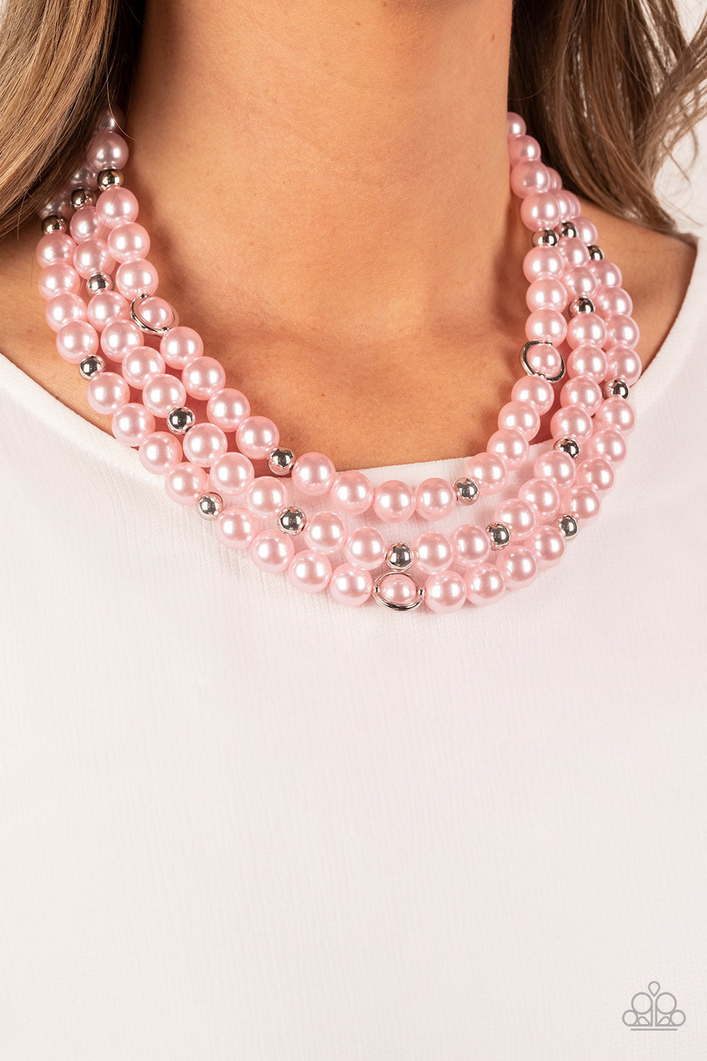 Needs No Introduction - pink - Paparazzi necklace