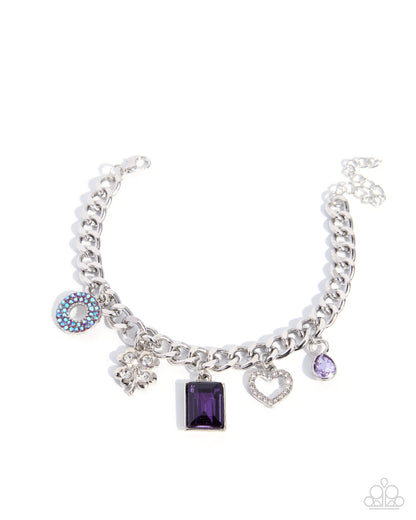 Neoclassical Need - purple - Paparazzi bracelet