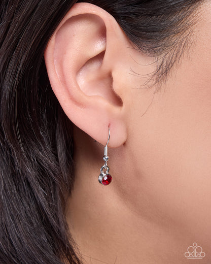 Neoclassical Novelty - red - Paparazzi necklace