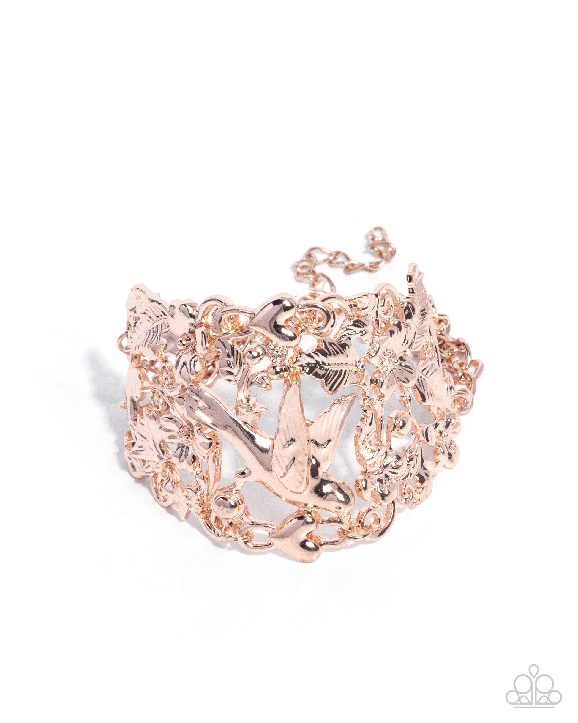 Nesting Nuance - rose gold - Paparazzi bracelet