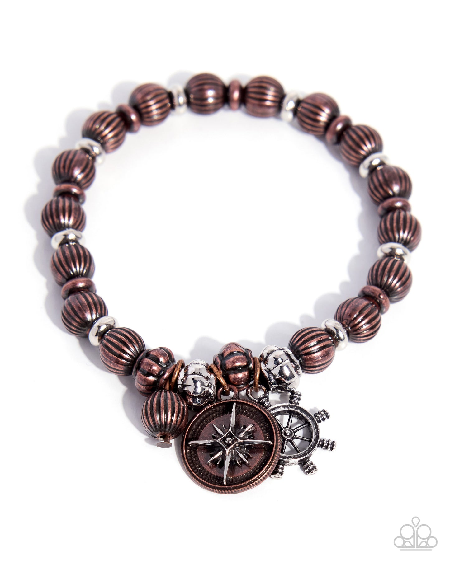 Neutral Navigator - copper - Paparazzi bracelet