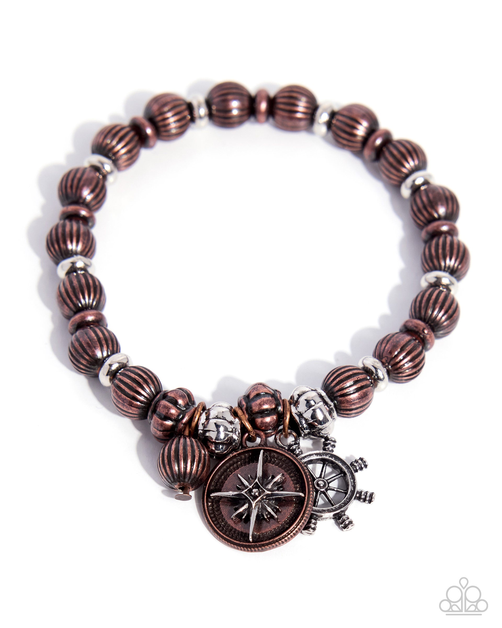 Neutral Navigator - copper - Paparazzi bracelet