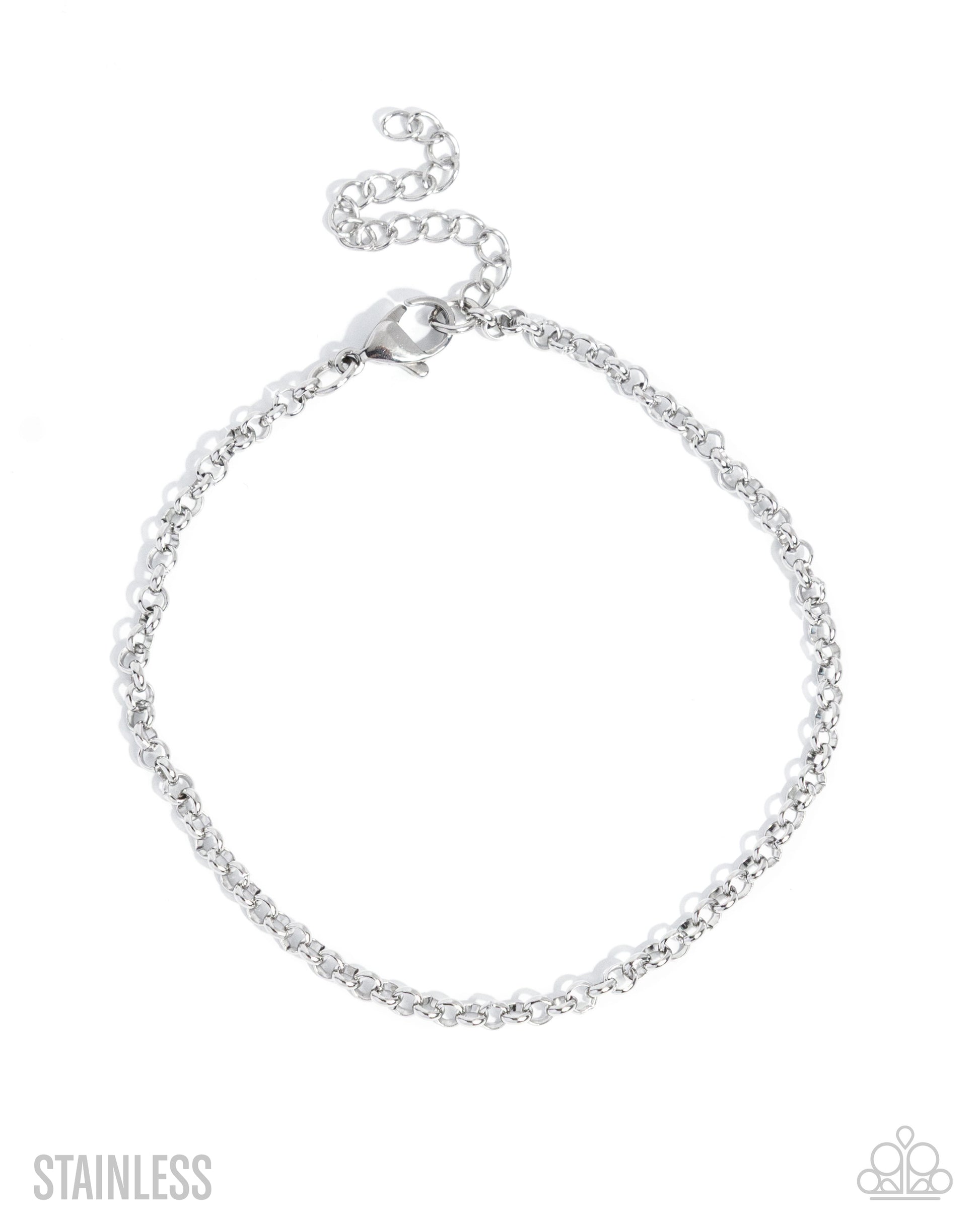 Neutral Novelty - silver - Paparazzi MENS bracelet