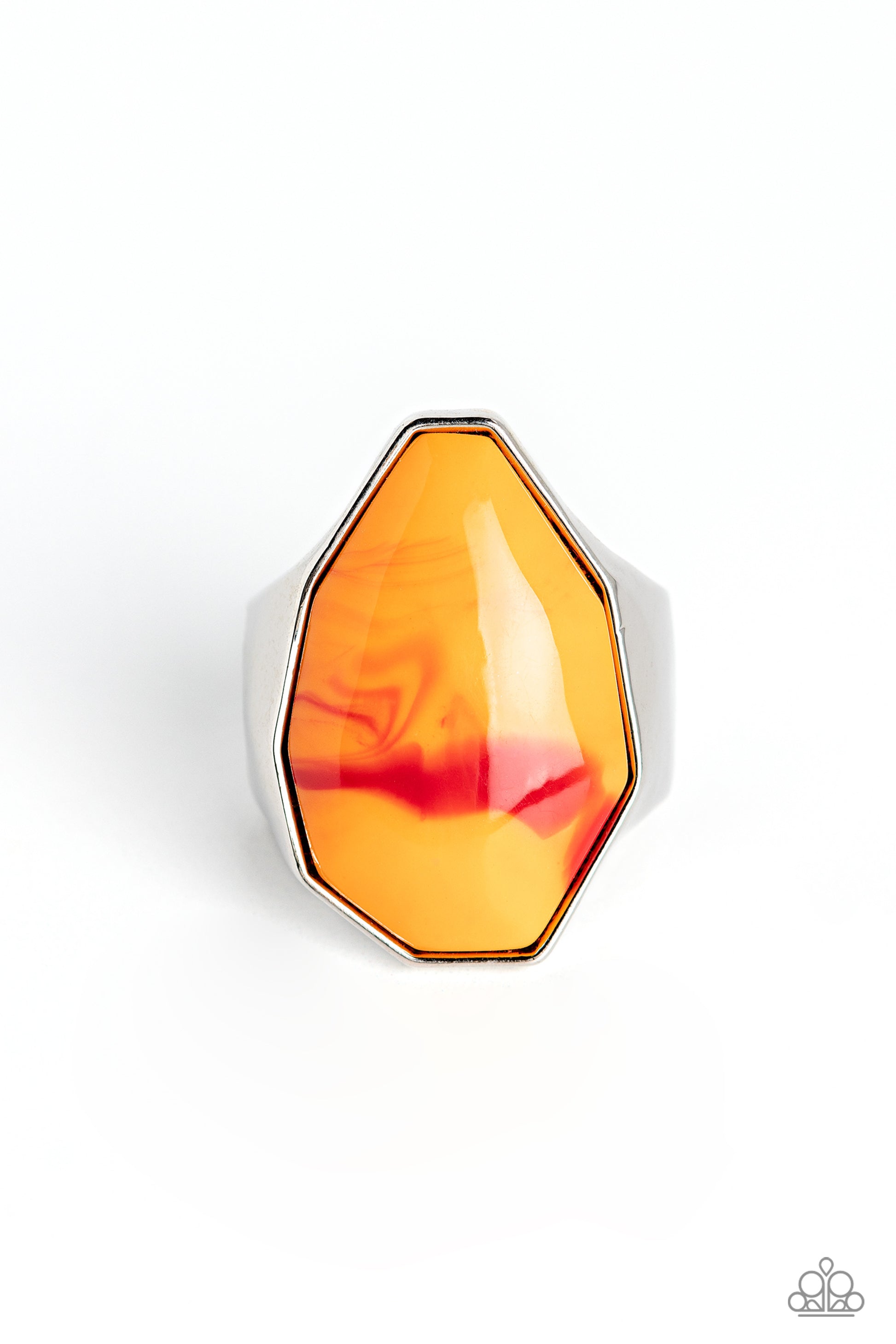 Never Say TIE DYE - orange - Paparazzi ring