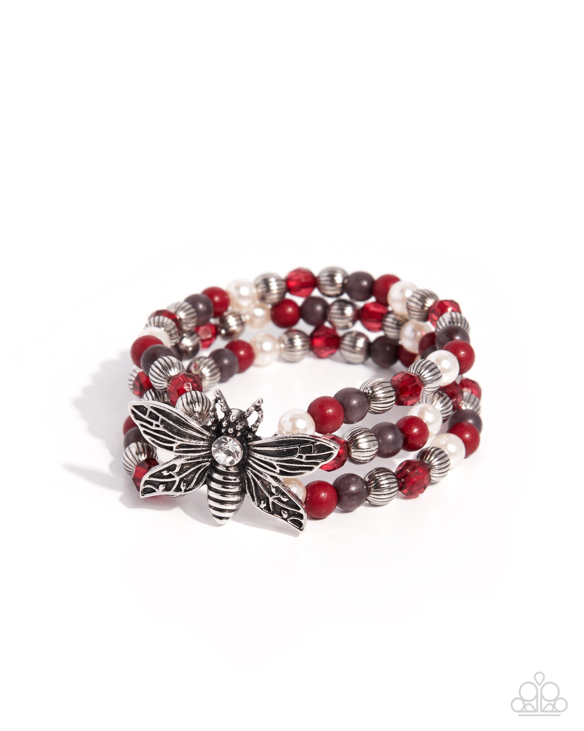 Newsworthy Novelty - red - Paparazzi bracelet