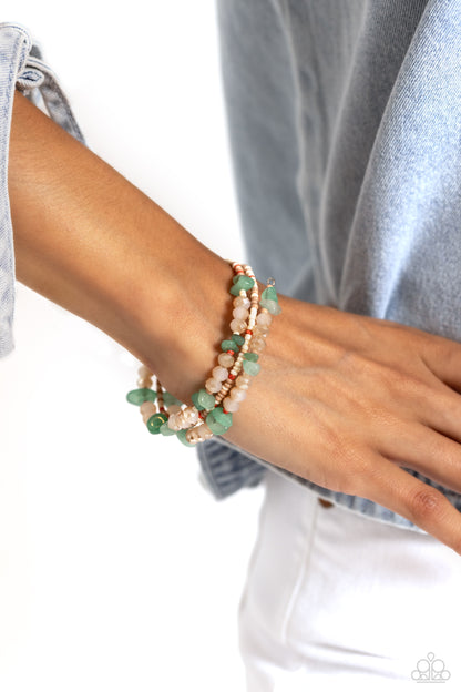 Notoriously Nuanced - green - Paparazzi bracelet