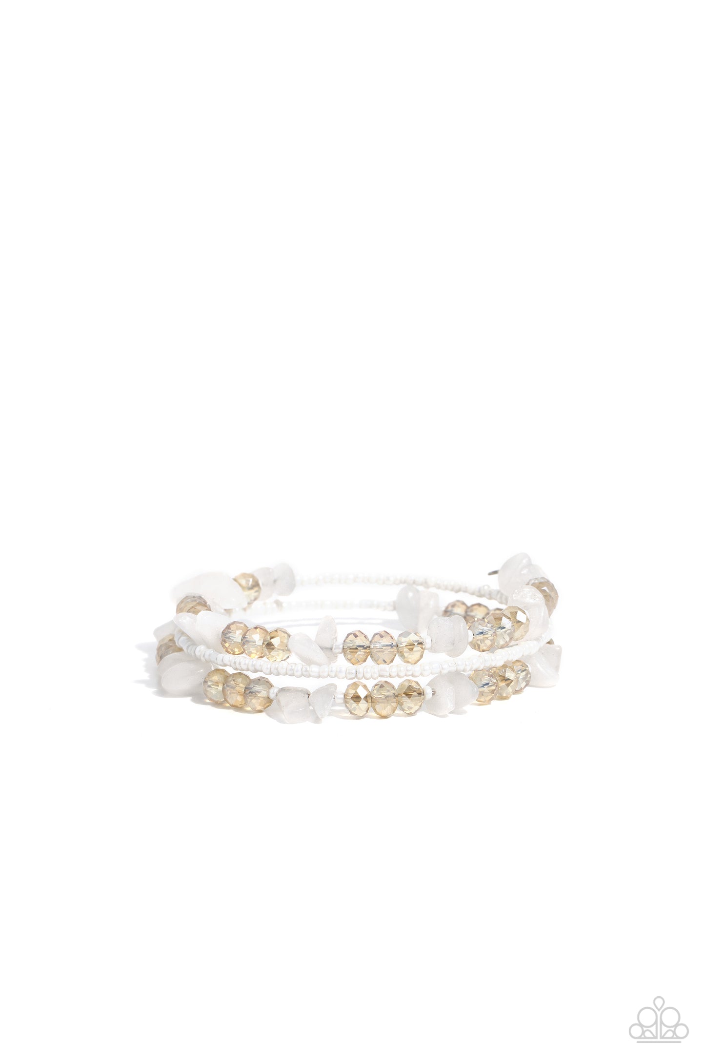 Notoriously Nuanced - white - Paparazzi bracelet