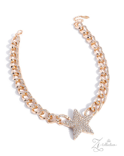 Nova - gold - Paparazzi Zi Collection necklace
