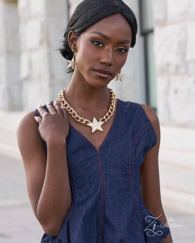 Nova - gold - Paparazzi Zi Collection necklace
