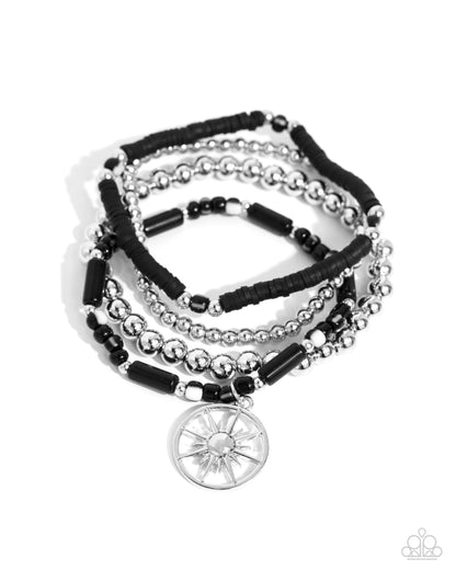 Nuanced Navigator - black - Paparazzi bracelet