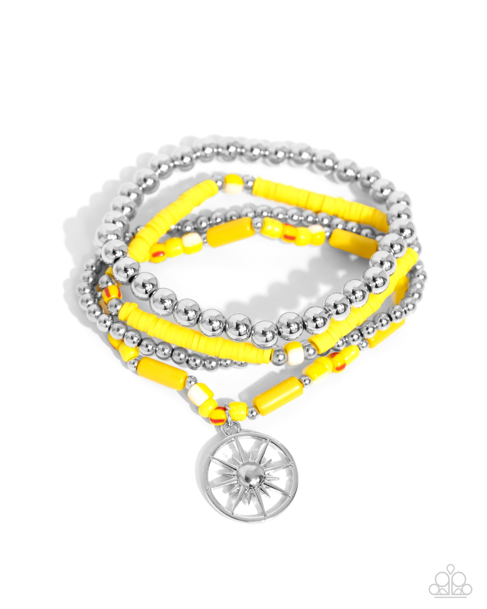 Nuanced Navigator - yellow - Paparazzi bracelet