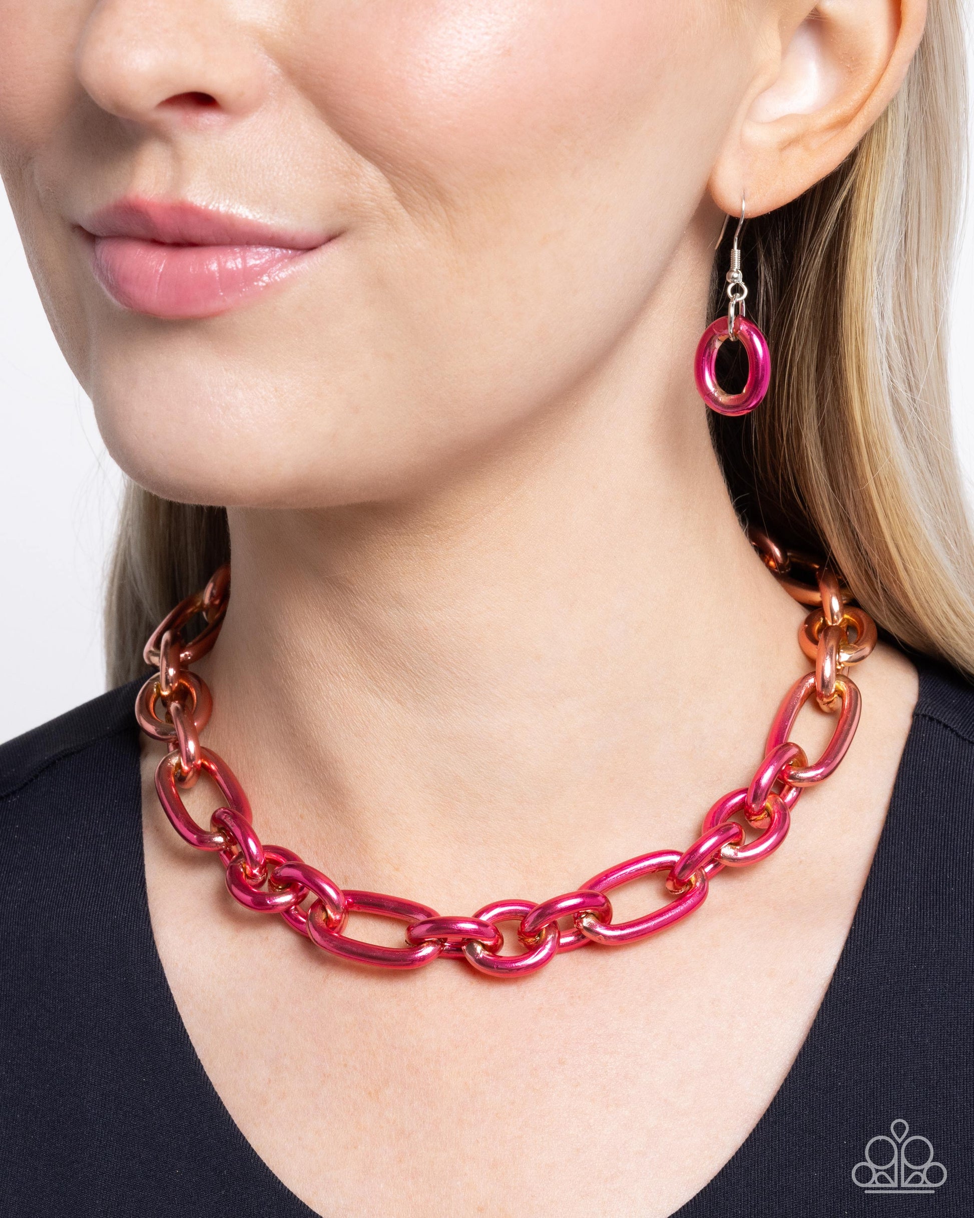 Nuanced Nightlife - pink - Paparazzi necklace