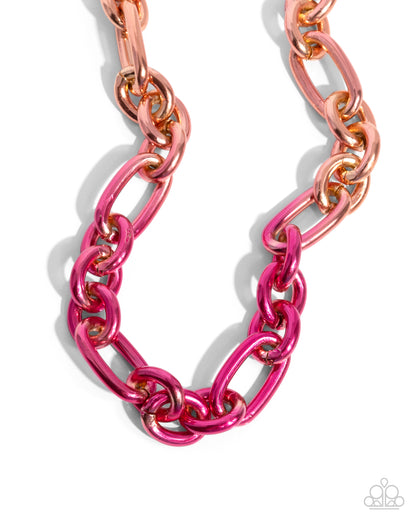 Nuanced Nightlife - pink - Paparazzi necklace