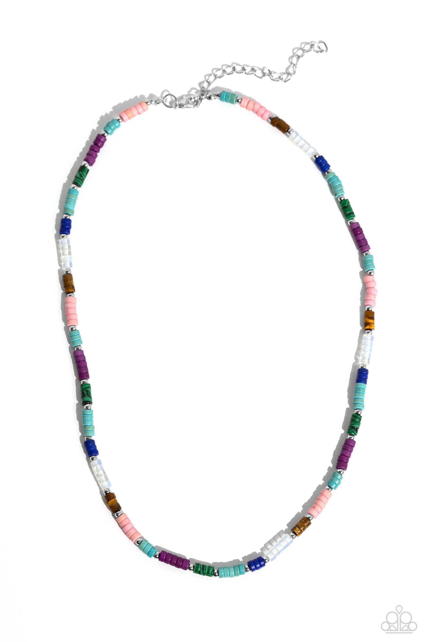 Oasis Outline - multi - Paparazzi necklace