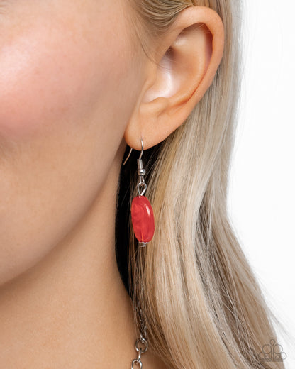 Offbeat Ofrenda - red - Paparazzi necklace