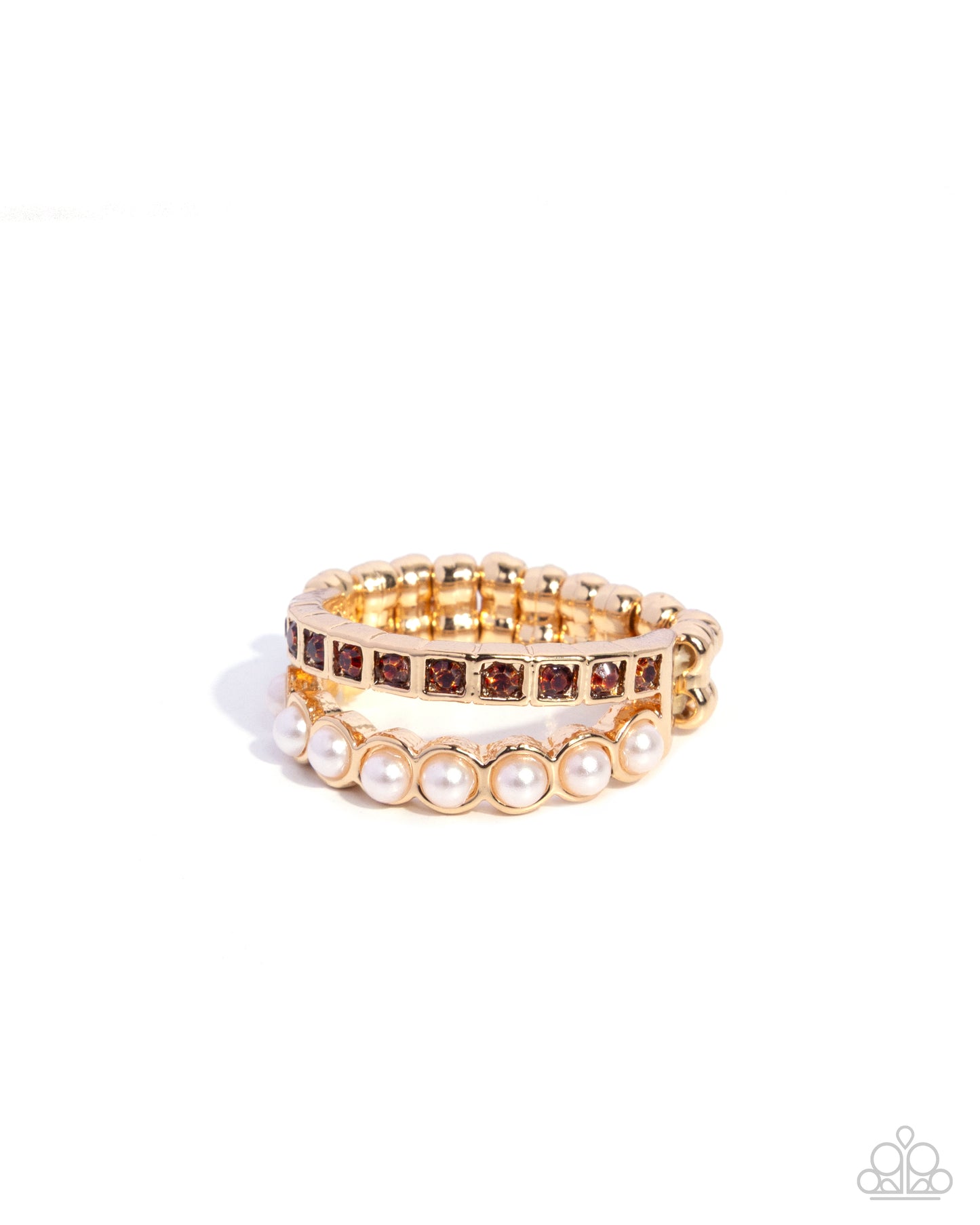 Office Party - brown - Paparazzi ring
