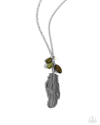 Off the FLOCK - green - Paparazzi necklace