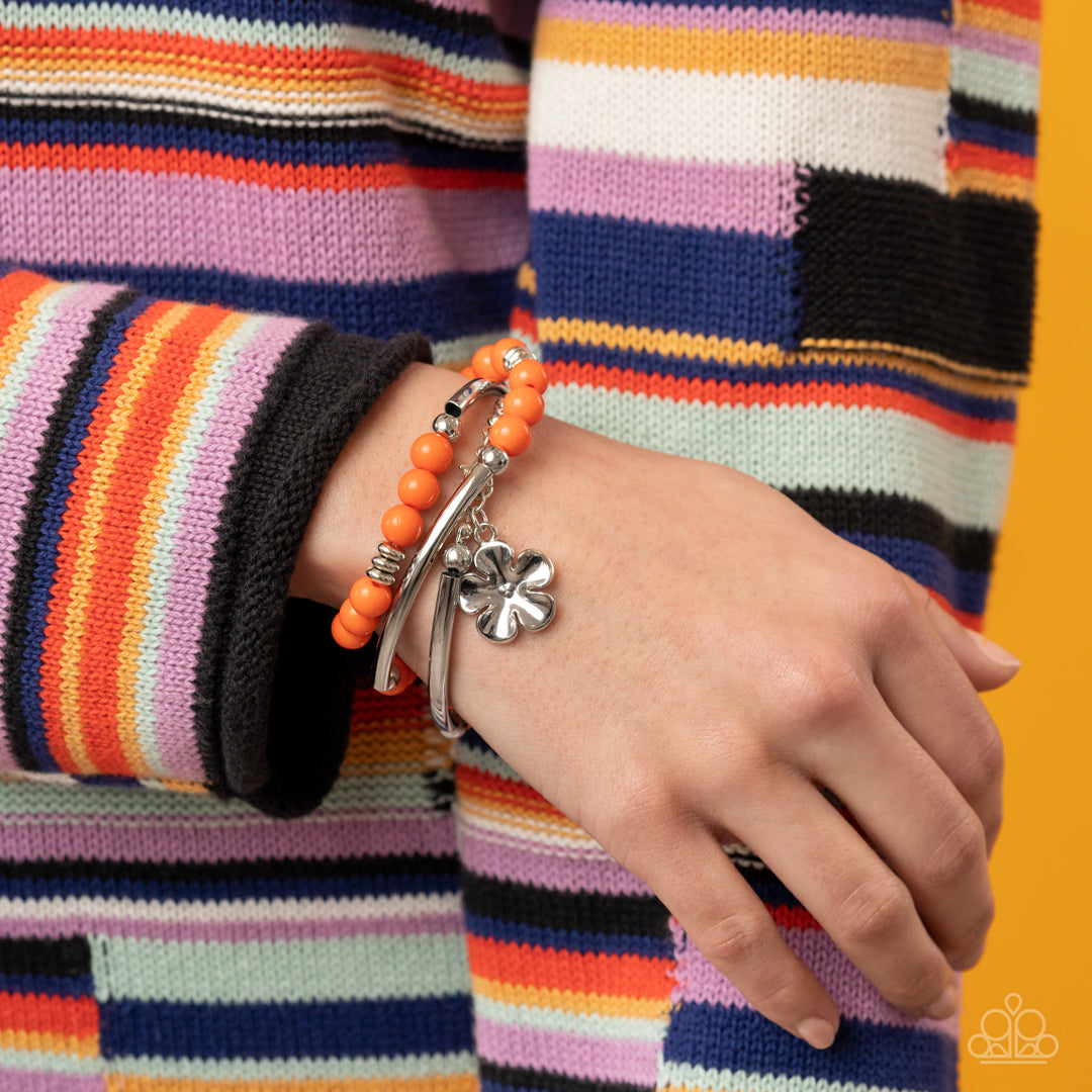 Off the WRAP - orange - Paparazzi bracelet