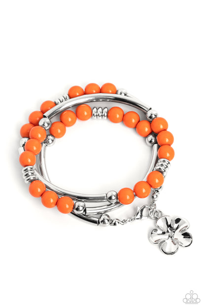 Off the WRAP - orange - Paparazzi bracelet