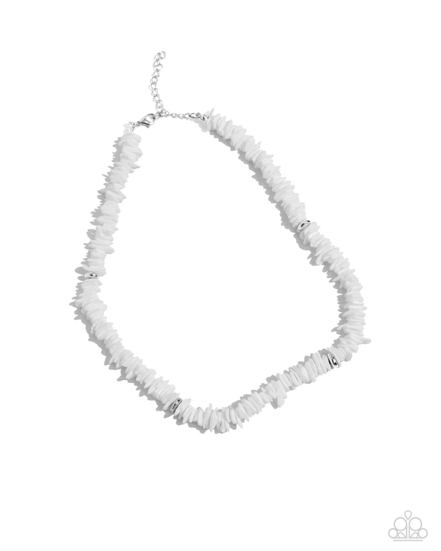 On A SHELL-ular Level - white - Paparazzi MENS necklace