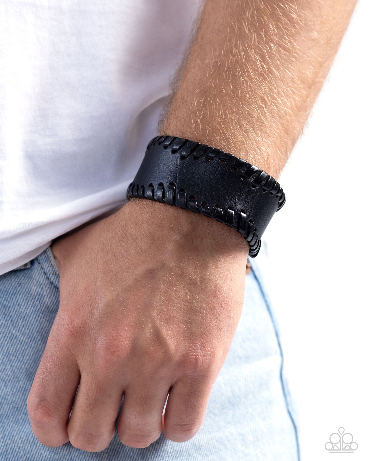 One-Horse Town - black - Paparazzi MENS bracelet