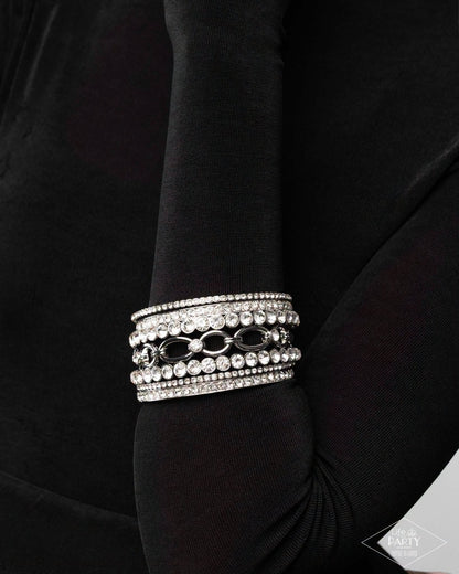 One Chance to Shine - white - Paparazzi Zi Bracelet