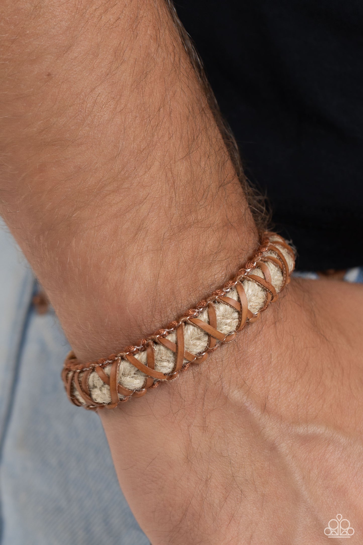 One Hit WANDERER - brown - Paparazzi MENS bracelet