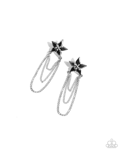 One In A Million Opulence - silver - Paparazzi earrings