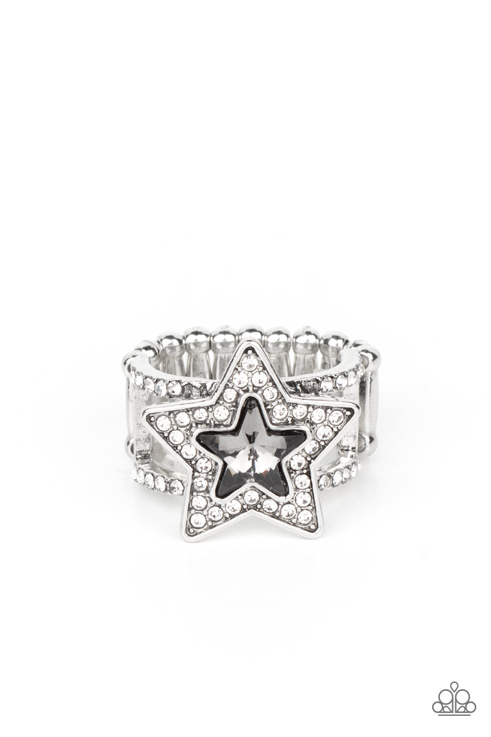 One Nation Under Sparkle - silver - Paparazzi ring